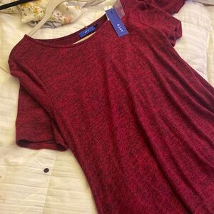 Apartment 9long size large dress, two wearable Waze for a removable scarf NWOT
